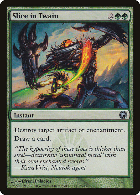 MTG Card Title: Slice in Twain SOM/127
