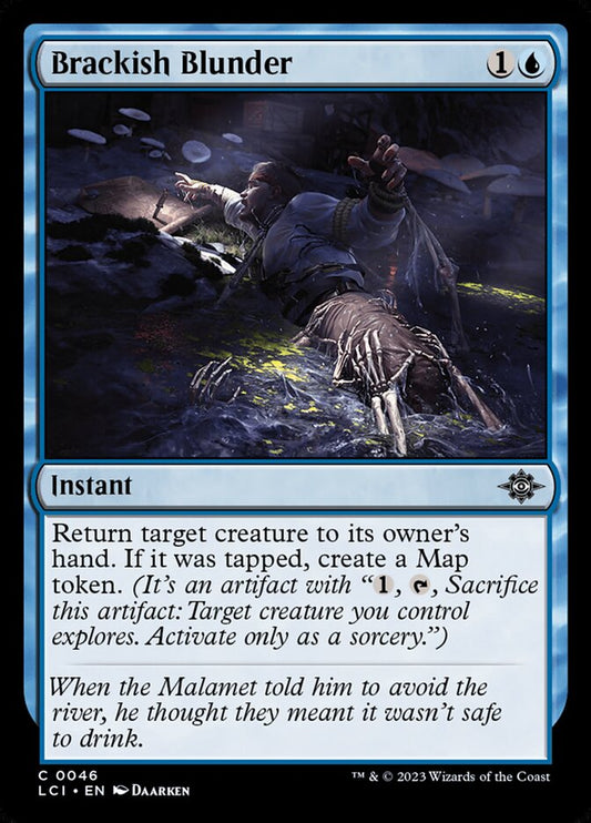 MTG Card Title: Brackish Blunder LCI/46