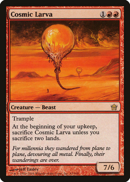 MTG Card Title: Cosmic Larva 5DN/63