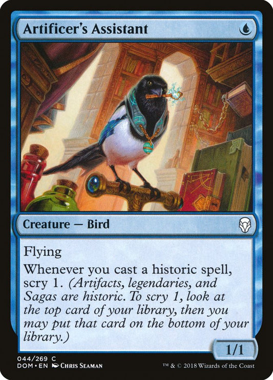 MTG Card Title: Artificer's Assistant DOM/44