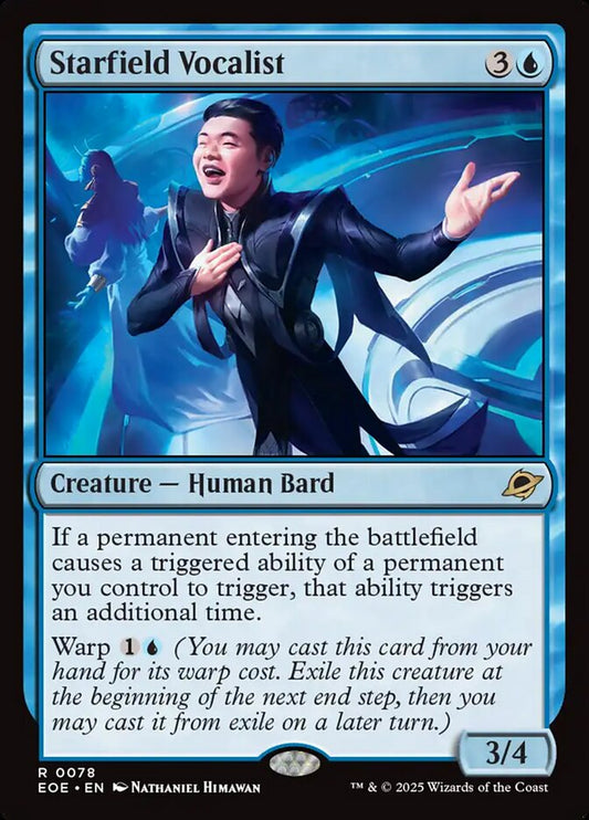 MTG Card Title: Starfield Vocalist EOE/78