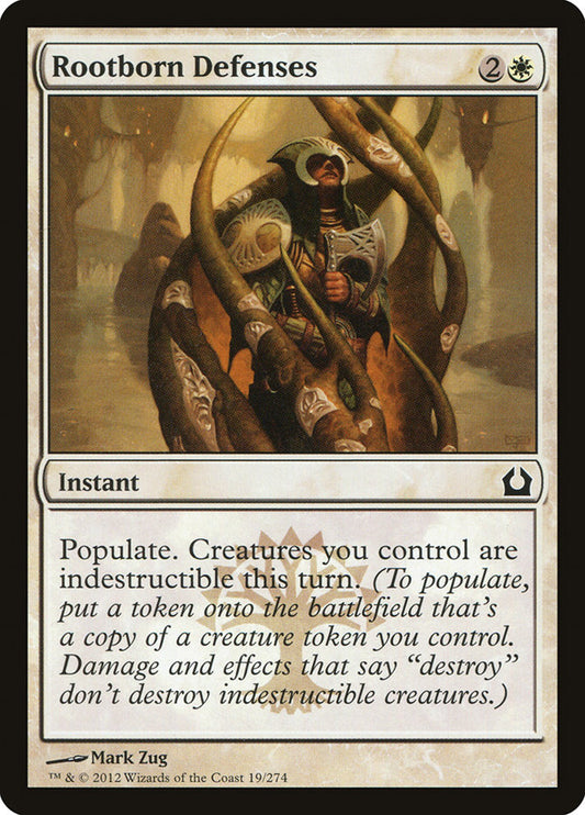 MTG Card Title: Rootborn Defenses RTR/19
