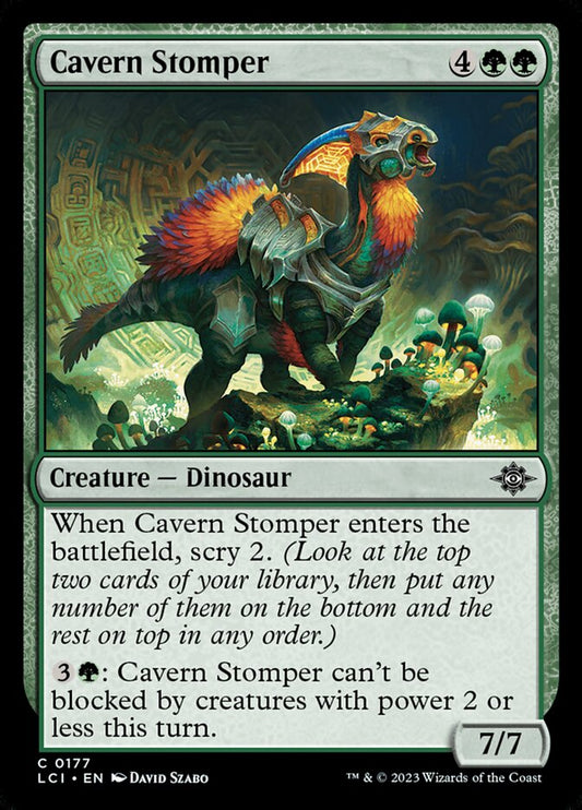MTG Card Title: Cavern Stomper LCI/177