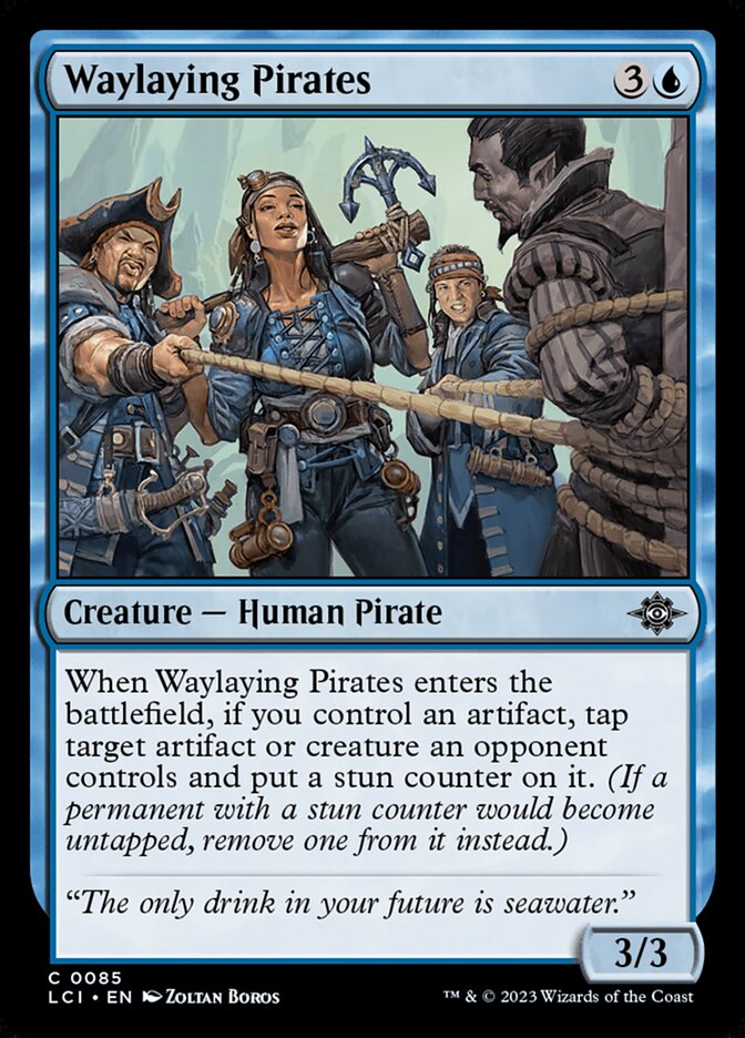 MTG Card Title: Waylaying Pirates LCI/85