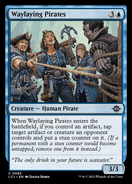 MTG Card Title: Waylaying Pirates LCI/85