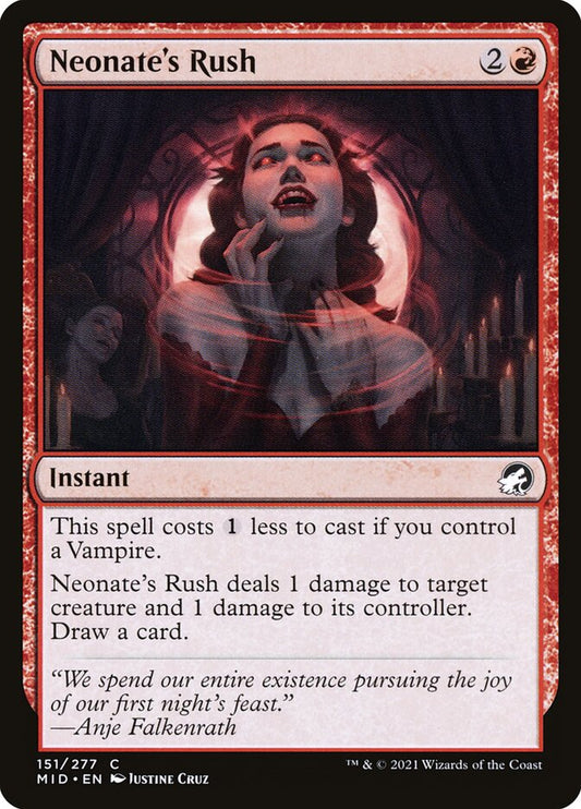 MTG Card Title: Neonate's Rush MID/151
