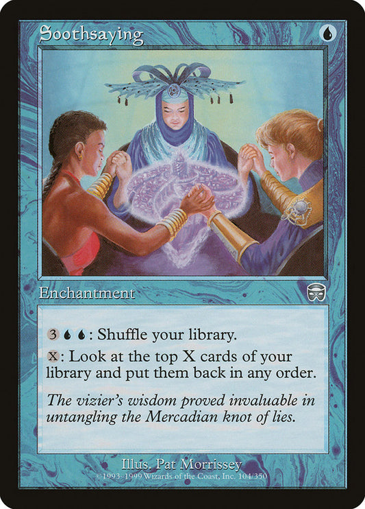 MTG Card Title: Soothsaying MMQ/104