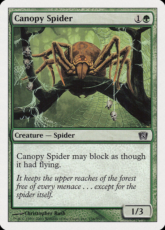 MTG Card Title: Canopy Spider 8ED/236