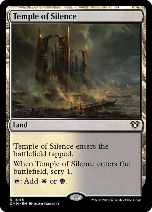 MTG Card Title: Temple of Silence CMM/1045