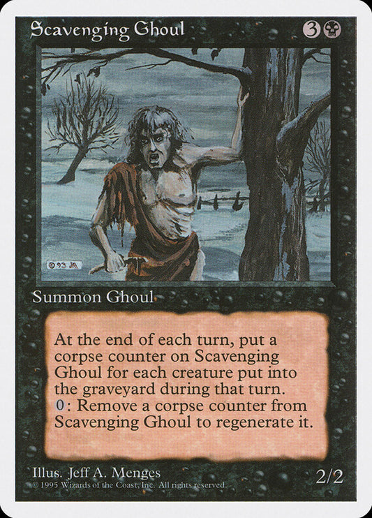 MTG Card Title: Scavenging Ghoul 4ED/159