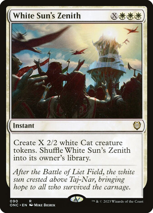 MTG Card Title: White Sun's Zenith ONC/90