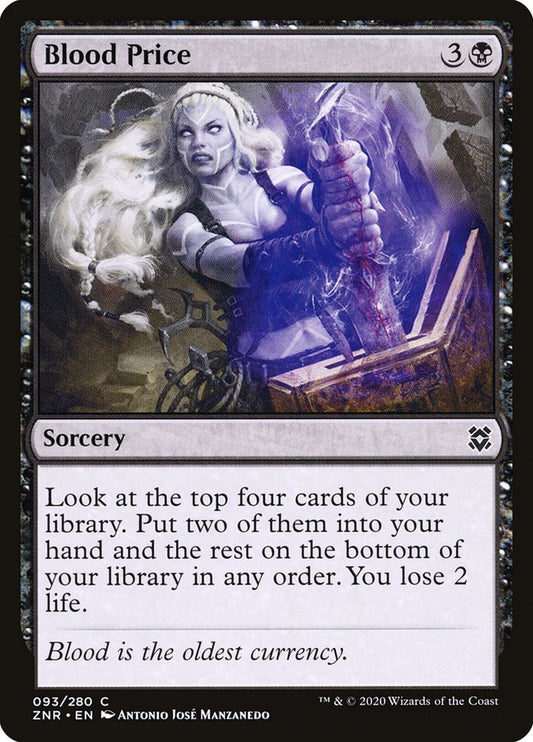 MTG Card Title: Blood Price ZNR/93