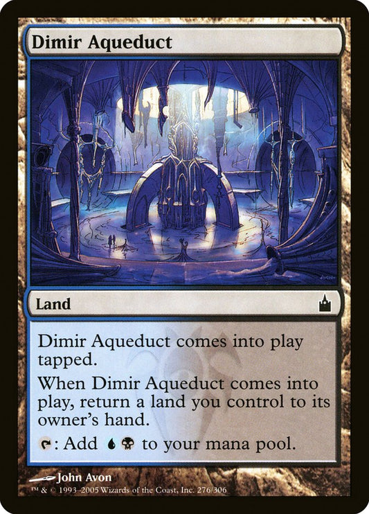 MTG Card Title: Dimir Aqueduct RAV/276