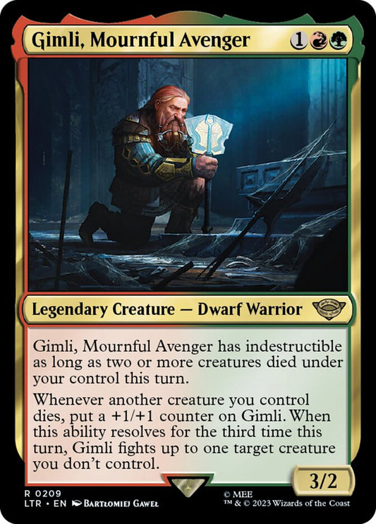 MTG Card Title: Gimli, Mournful Avenger LTR/209