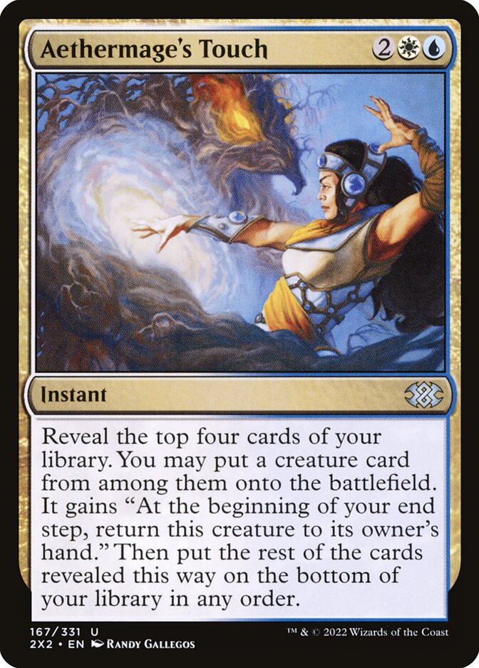MTG Card Title: Aethermage's Touch 2X2/167