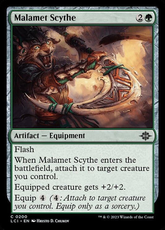 MTG Card Title: Malamet Scythe LCI/200