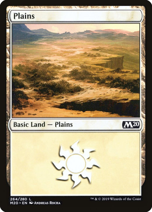 MTG Card Title: Plains M20/264