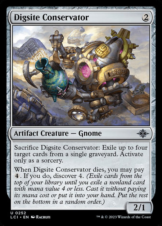 MTG Card Title: Digsite Conservator LCI/252