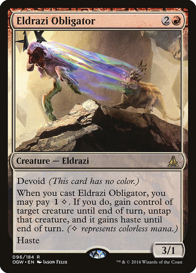 MTG Card Title: Eldrazi Obligator OGW/96