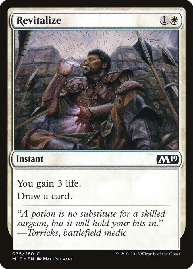 MTG Card Title: Revitalize M19/35
