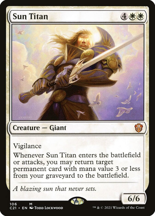 MTG Card Title: Sun Titan C21/106