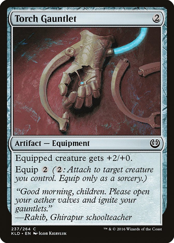 MTG Card Title: Torch Gauntlet KLD/237