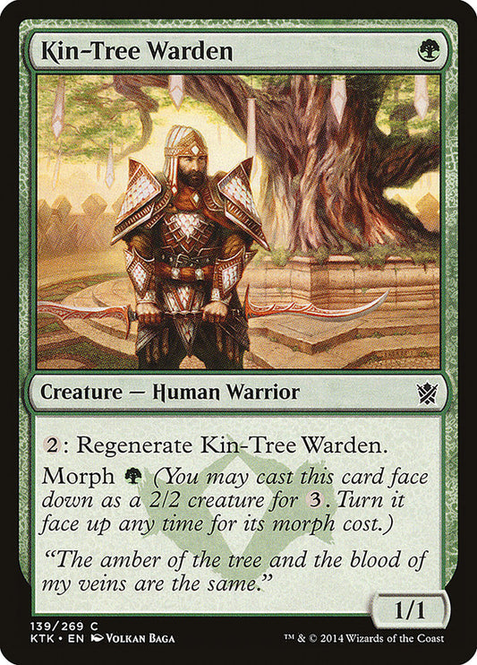 MTG Card Title: Kin-Tree Warden KTK/139