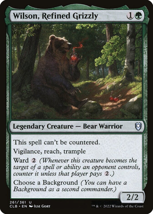 MTG Card Title: Wilson, Refined Grizzly CLB/261
