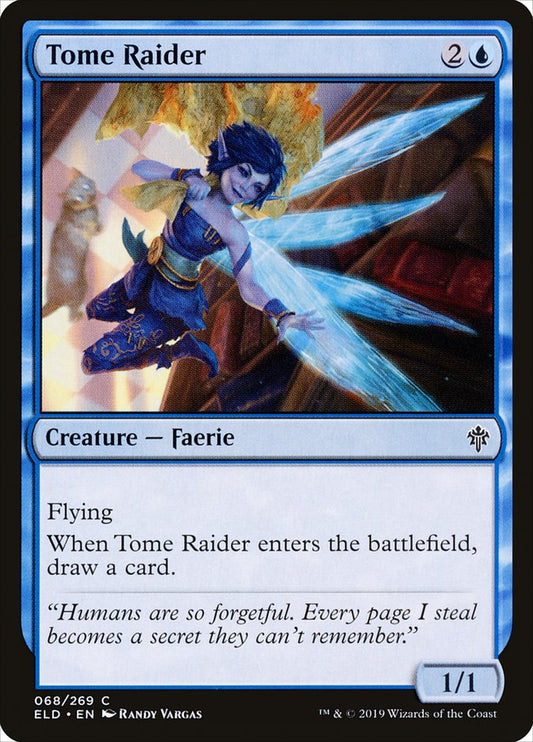 MTG Card Title: Tome Raider ELD/68