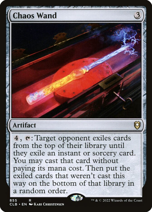MTG Card Title: Chaos Wand CLB/855