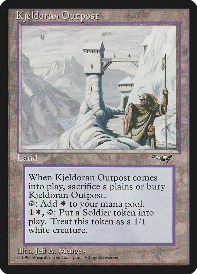 MTG Card Title: Kjeldoran Outpost ALL/139