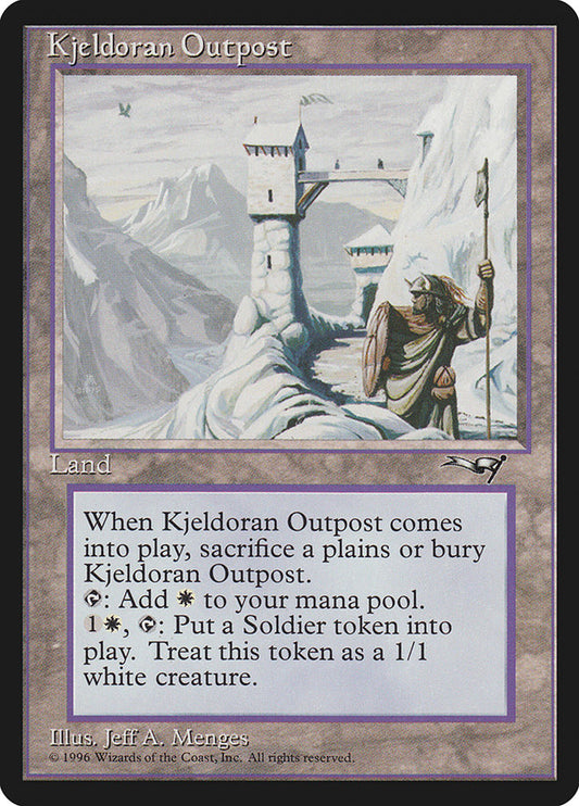 MTG Card Title: Kjeldoran Outpost ALL/139