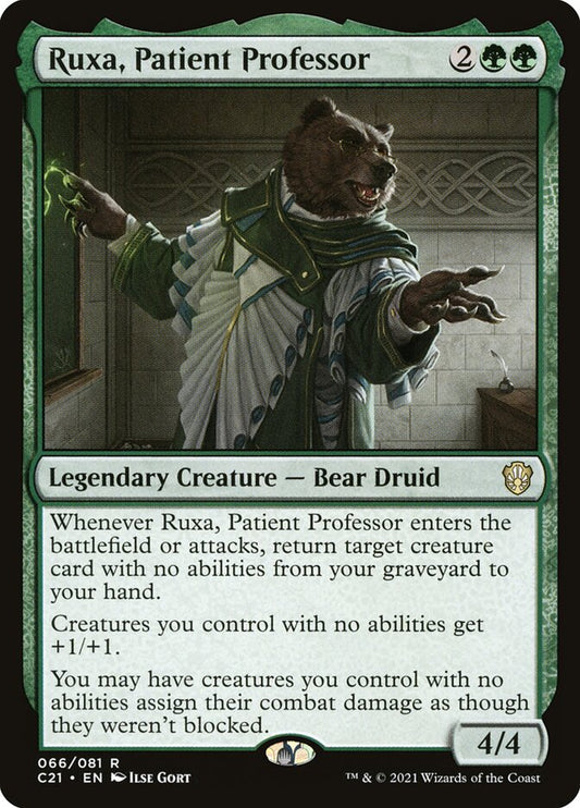 MTG Card Title: Ruxa, Patient Professor C21/66