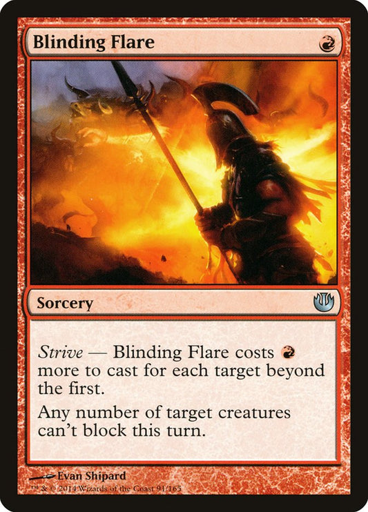 MTG Card Title: Blinding Flare JOU/91