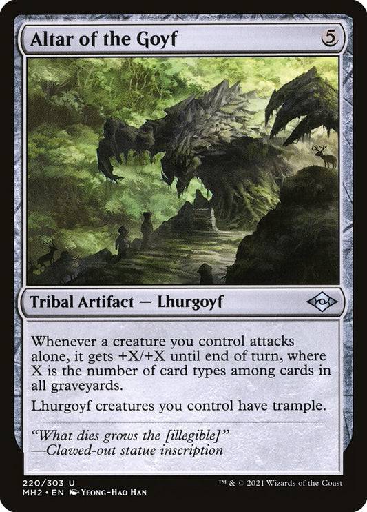MTG Card Title: Altar of the Goyf MH2/220