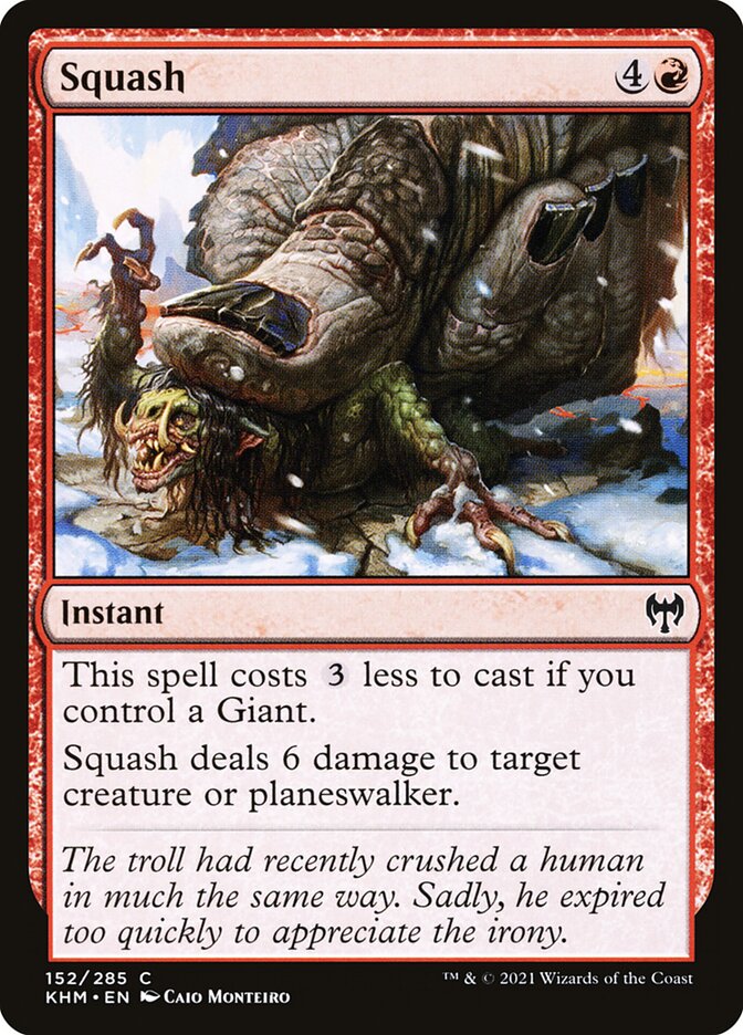 MTG Card Title: Squash KHM/152