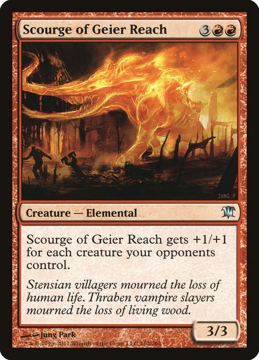 MTG Card Title: Scourge of Geier Reach ISD/162