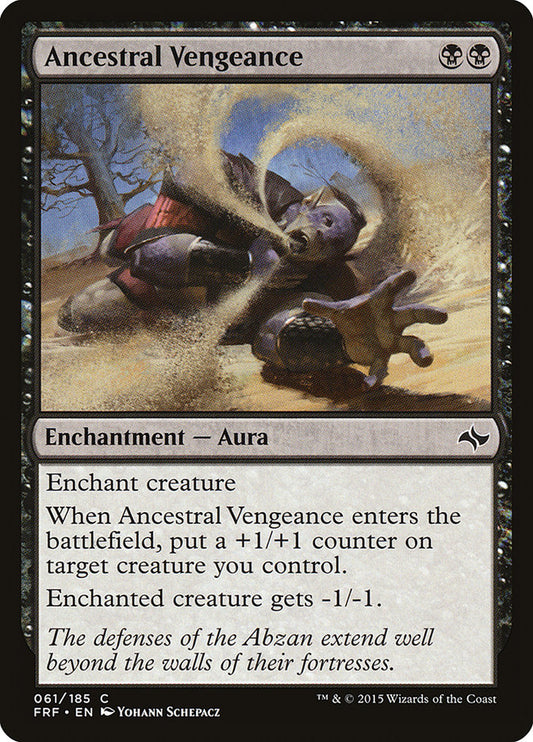 MTG Card Title: Ancestral Vengeance FRF/61