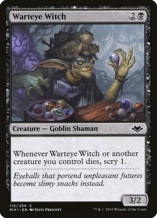 MTG Card Title: Warteye Witch MH1/115
