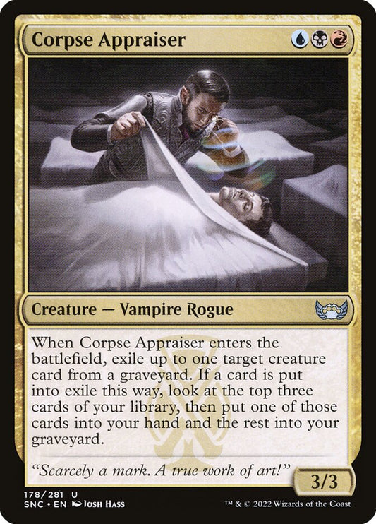 MTG Card Title: Corpse Appraiser SNC/178