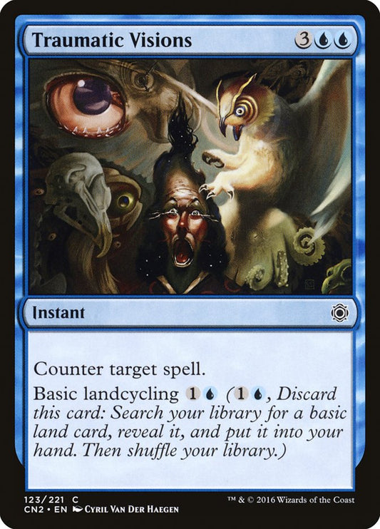 MTG Card Title: Traumatic Visions CN2/123