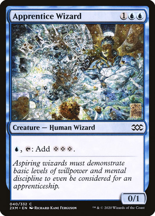 MTG Card Title: Apprentice Wizard 2XM/40