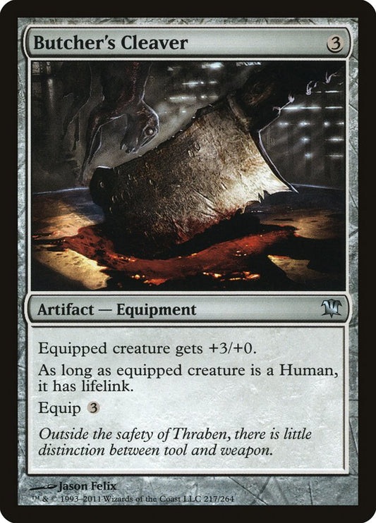 MTG Card Title: Butcher's Cleaver ISD/217
