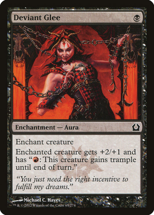 MTG Card Title: Deviant Glee RTR/65