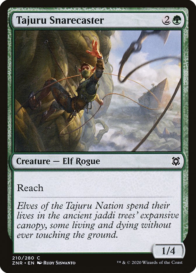 MTG Card Title: Tajuru Snarecaster ZNR/210