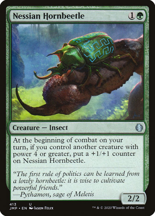 MTG Card Title: Nessian Hornbeetle JMP/413
