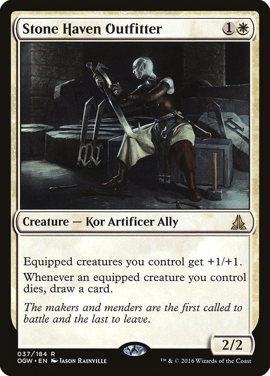 MTG Card Title: Stone Haven Outfitter OGW/37