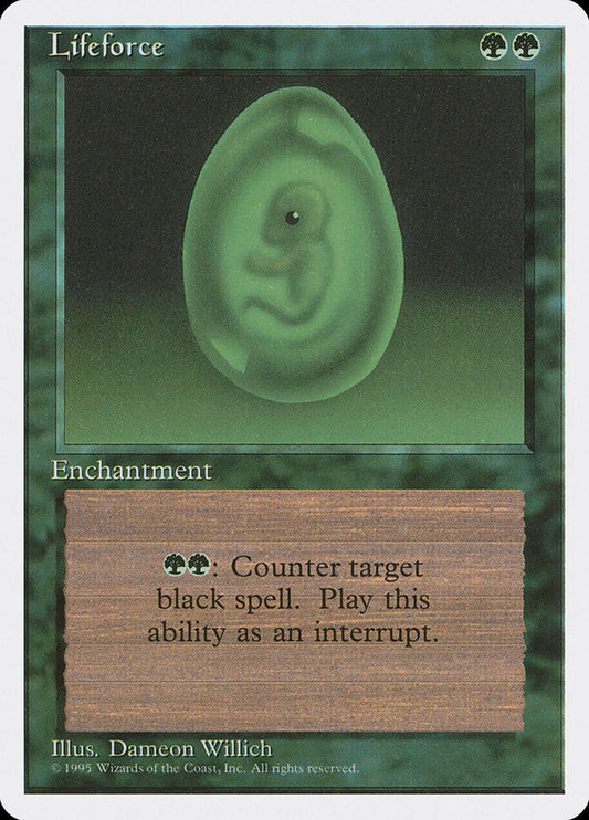 MTG Card Title: Lifeforce 4ED/257