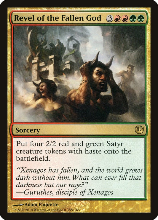 MTG Card Title: Revel of the Fallen God JOU/155