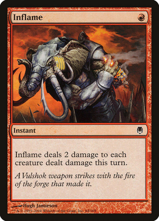 MTG Card Title: Inflame DST/64